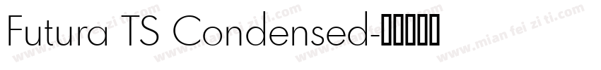 Futura TS Condensed字体转换